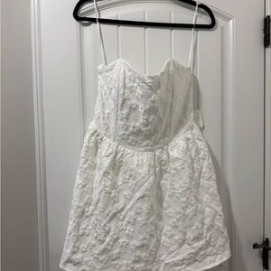 Altar'd State Ivory Textured Dress